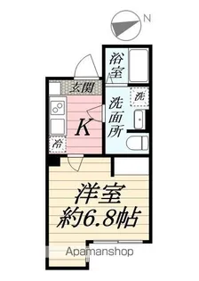 アザーレ・ナッジ伊勢原【3階】の間取り