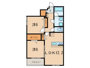 al fine【2階】の間取り