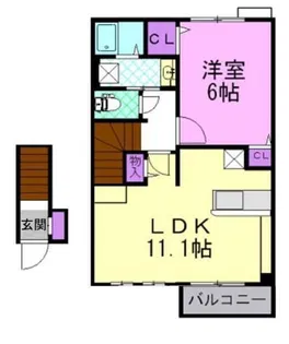 フェリーチェ II【2階】の間取り