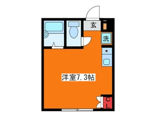 コンフォーティア堀船【1階】の間取り