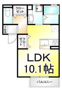 エーテル【2階】の間取り
