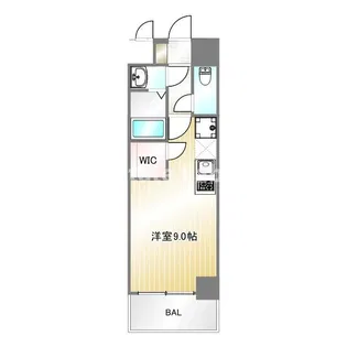Alivis神戸駅前【5階】の間取り