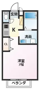 グランドオークC【2階】の間取り
