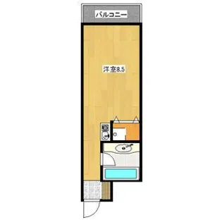 ニューシャトー【6階】の間取り