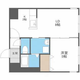 ニアステーション宮の沢【4階】の間取り