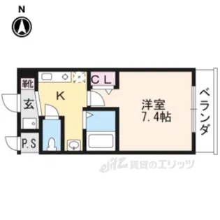 メゾン・チェリー【1階】の間取り