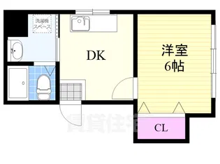 アネックス北梅田【4階】の間取り