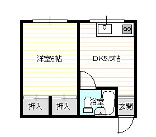 パレーシャル青柳【2階】の間取り