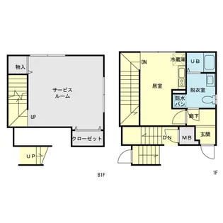 CROSS ROAD渋谷神山町【1階】の間取り