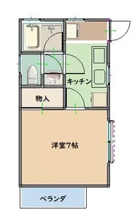 カンパネーレハウス【2階】の間取り