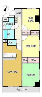 ホーユーパレス高崎並榎【2階】の間取り