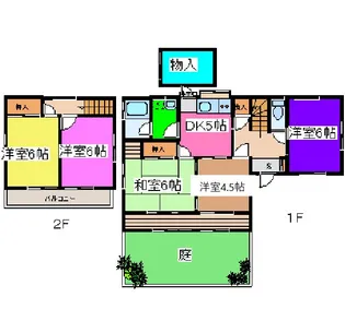 熊本県菊池郡大津町大字吹田【一戸建】の間取り