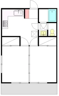 2DKの間取り画像