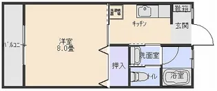アリエル南小川【2階】の間取り