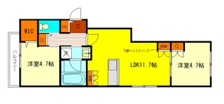 メゾンM【2階】の間取り