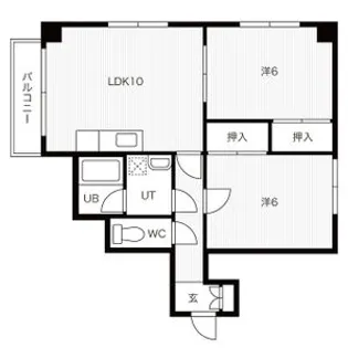 スクエア21【4階】の間取り