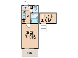 メリオールwajiro【1階】の間取り