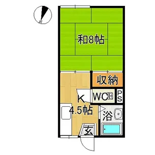 シャトルくどう【1階】の間取り