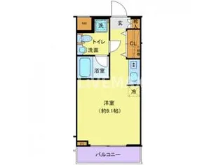 プレール・ドゥーク方南町【3階】の間取り