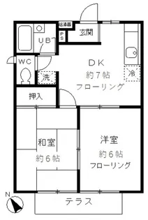 ハイムK【1階】の間取り