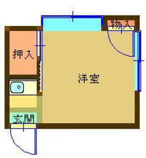 寿々木荘【2階】の間取り