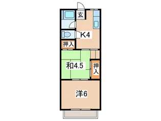 かじや荘【1階】の間取り