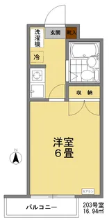 ハイツ欅【2階】の間取り