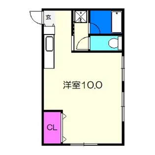 国際マンション【3階】の間取り
