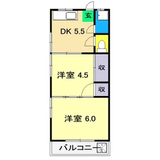 西泉荘【2階】の間取り