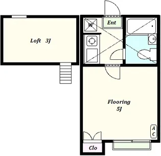 プリウス新中野【1階】の間取り
