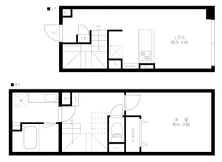 LEGALAND大井町【1階】の間取り