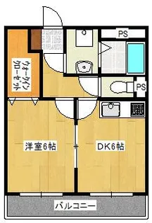パレ・ロワイヤル五番館【4階】の間取り