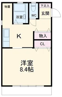 コーポAYA【2階】の間取り