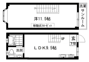 アメニティタウン東光の間取り