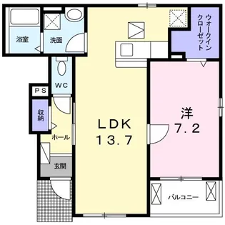 フェリーチェ【1階】の間取り
