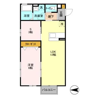 アサミエレガンス【2階】の間取り