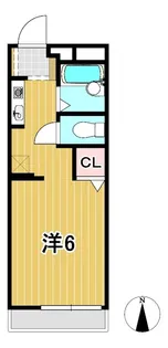 パナハイツ深津C【3階】の間取り