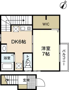 コンストレール庚午南【2階】の間取り