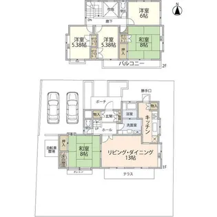 宮城県仙台市泉区高森7【一戸建】の間取り