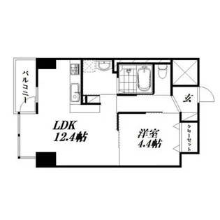 静岡県浜松市中央区紺屋町【マンション】の間取り