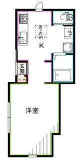 東京都中野区上高田4【アパート】の間取り