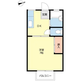 ハイツベル【2階】の間取り