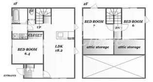 徳島県徳島市応神町吉成字轟【一戸建】の間取り