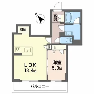 ベレオ松阪中央【1階】の間取り