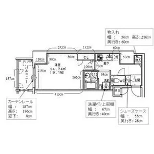 大須レジデンス【10階】の間取り