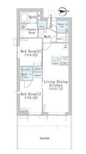 東京都杉並区本天沼3【マンション】の間取り