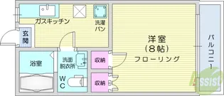 ハイツNEMOTO【2階】の間取り