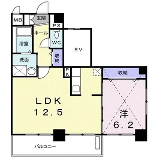 アルドーレ (Ardore)【5階】の間取り