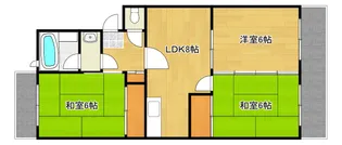 第2住田マンション【3階】の間取り