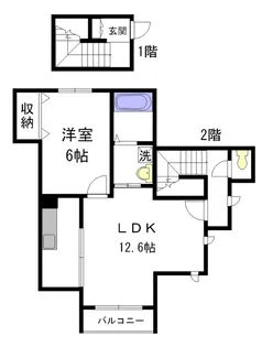 東京都中野区江原町3【マンション】の間取り